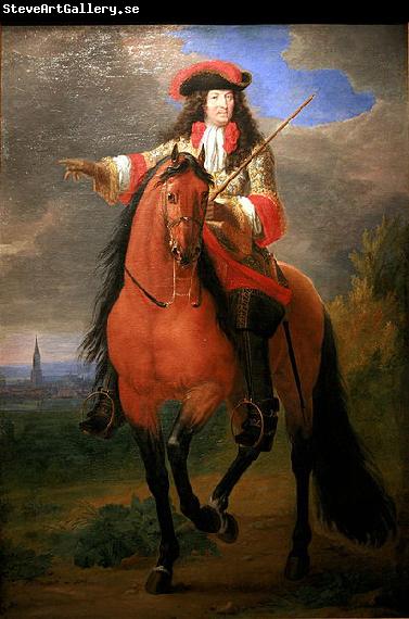 Adam Frans van der Meulen Louis XIV before Strasbourg